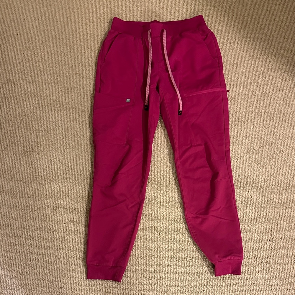 Fabletics Pink Scrub Joggers